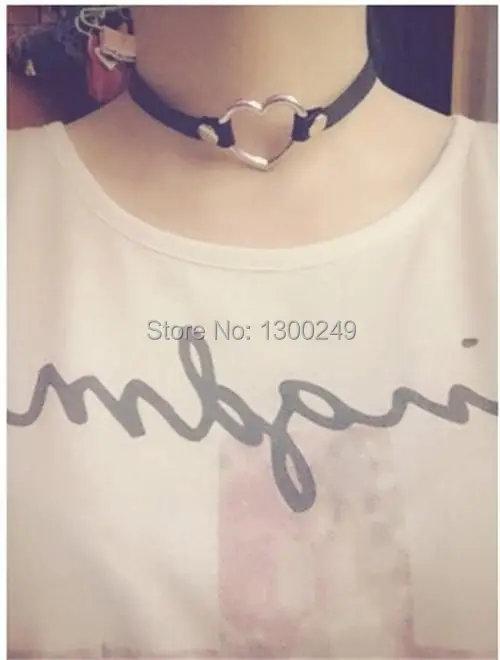 Модные сексуальные ожерелья чокер в стиле Харадзюку с заклепками виде темного