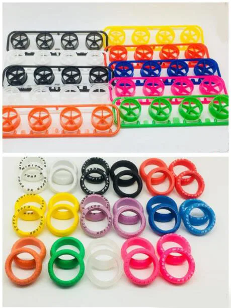 3 комплекта большого диаметра прозрачный шины/колеса 5 спиц Ступица колеса для