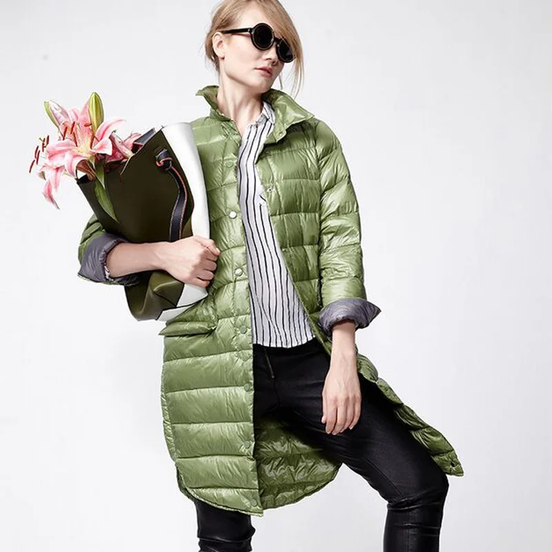 Женская зимняя куртка новинка 2017 модное зимнее пальто женская белая на утином