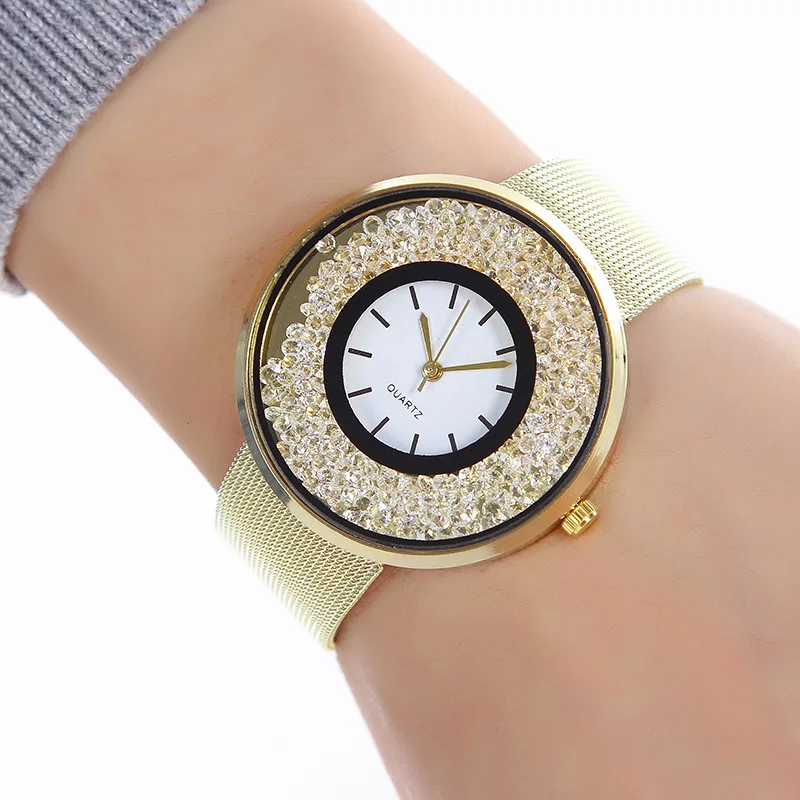 Женские наручные часы креативные стильные модные унисекс из нержавеющей стали