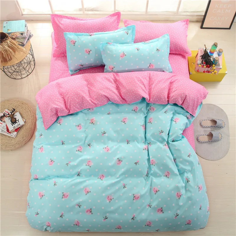 Цветочный узор пододеяльник набор Твин Полный двойной Queen King Размеры Стёганое