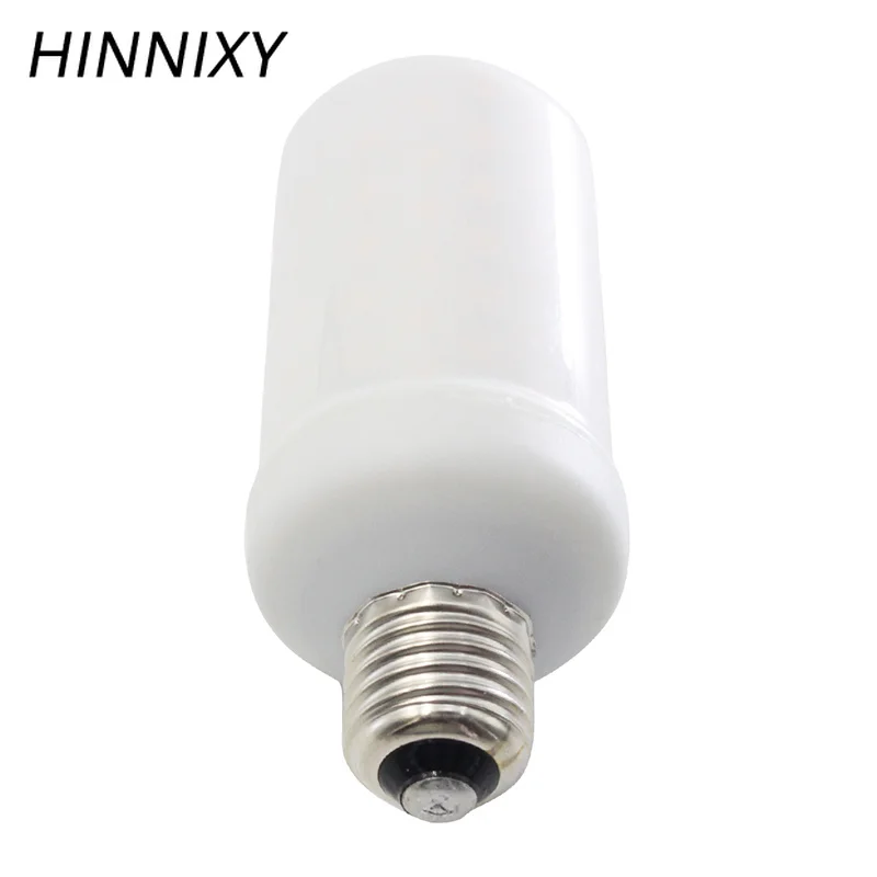 Hinnixy LED лампа пламени E27 E14 G4 огнеупорный эффект лампы 100в 220в 12В теплый белый 1300 к