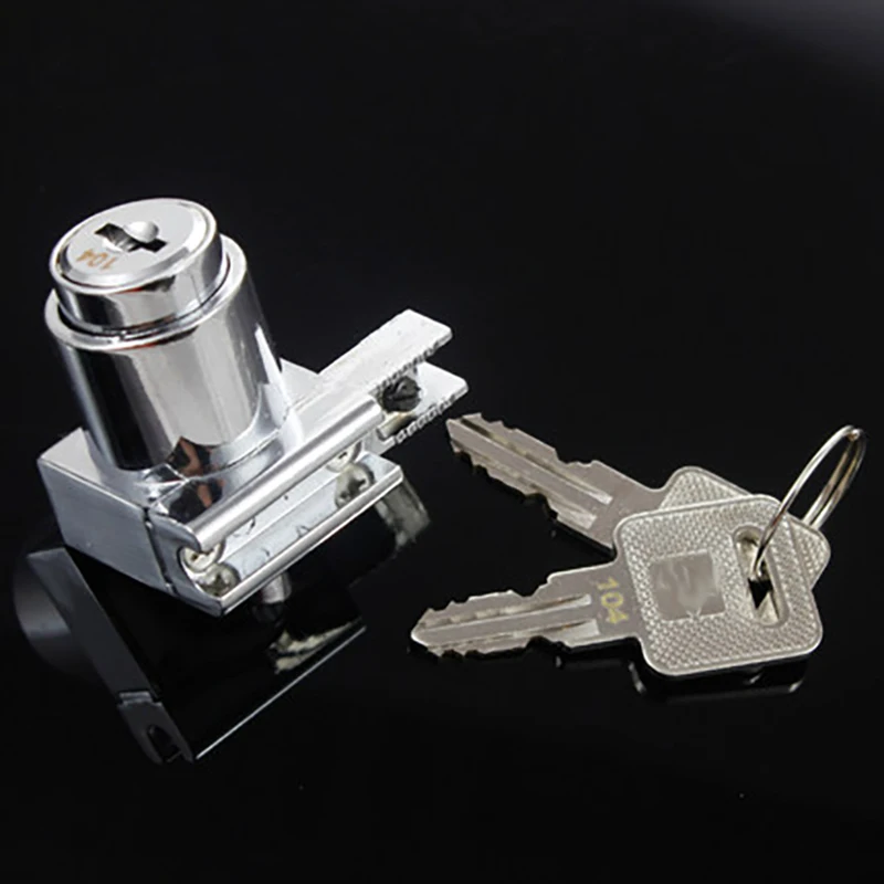 Цинковый замок для раздвижных дверей шкафов 1 шт.|showcase lock|door lockthe door lock |