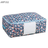 asfull quilt storage bags oxford bags luggage l xl storage house storage bags organizer for waterproof cabinet free shipping