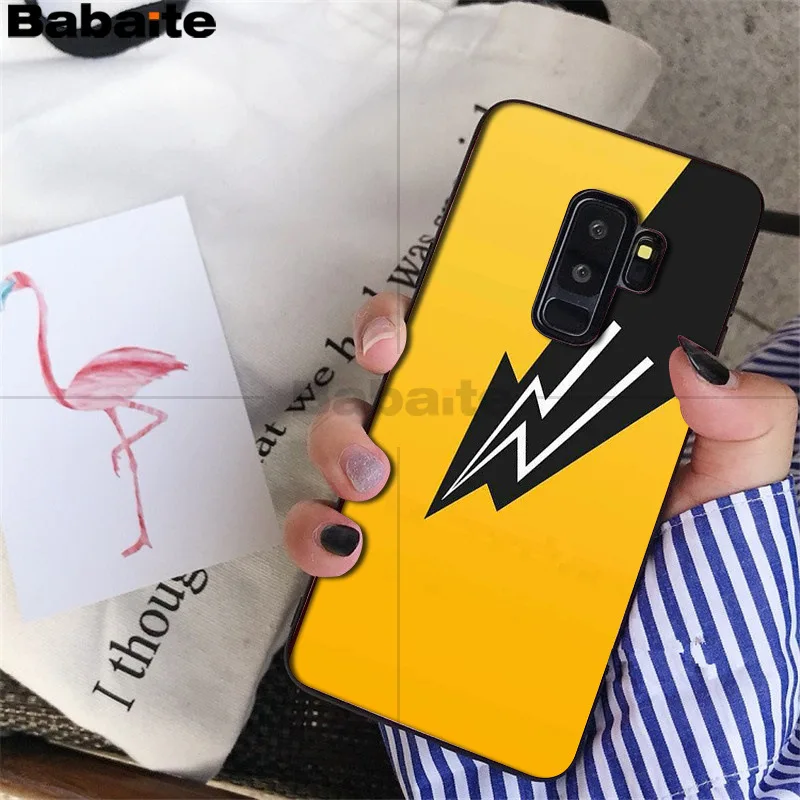 Babaite Радуга шесть осада ТПУ мягкий силиконовый черный чехол для телефона samsung S9 S9 плюс S6 S6edge S6plus S7 S7edge S8 S8plus S5 M10 20