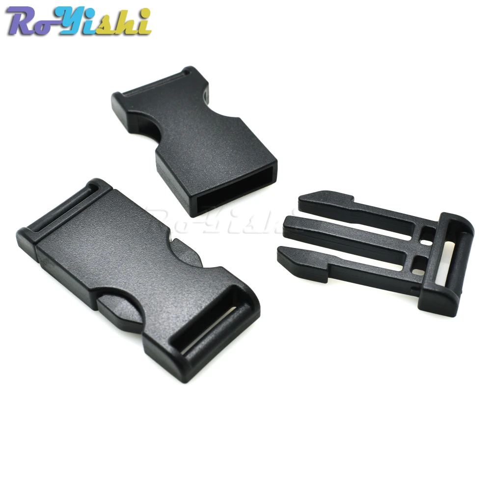 1000pcs/pack 3/4&quot(20mm) Simple Style Plastic Side Release Buckle for Tactical Backpack Straps Black | Дом и сад