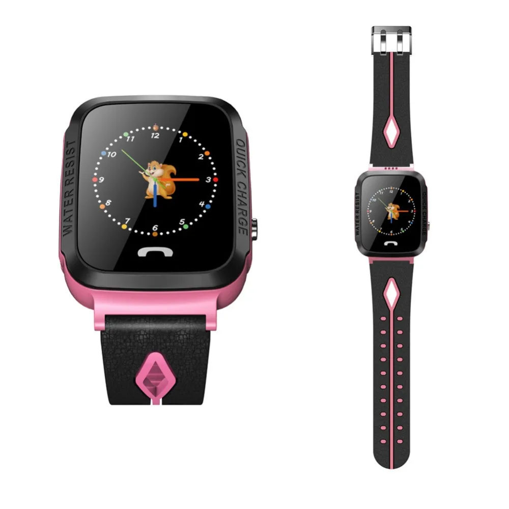Детские Водонепроницаемый IP67 анти потерянный часы Фитнес трекер с сим карты SOS gps