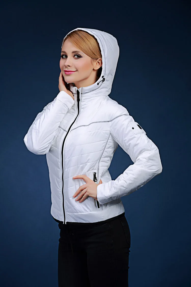 Куртка с хлопковой подкладкой осенняя и зимняя капюшоном v132|cotton-padded jacket