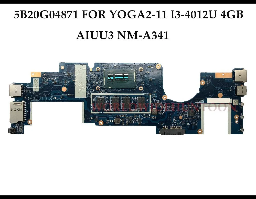 Высокое качество FRU:5B20G04871 AIUU3 материнская плата для ноутбука Lenovo YOGA2 11 SR1C7 4 Гб ОЗУ