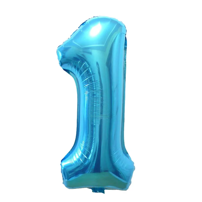 1pcs 40inch blue 15 шт./компл. Единорог воздушных шаров из латекса, золотистый воздушный шар "Конфетти" для дня рождения и свадьбы детского дня рождения вечерние Декор Единорог вечерние поставки детские игрушки - Цвет: 1pcs 40inch blue
