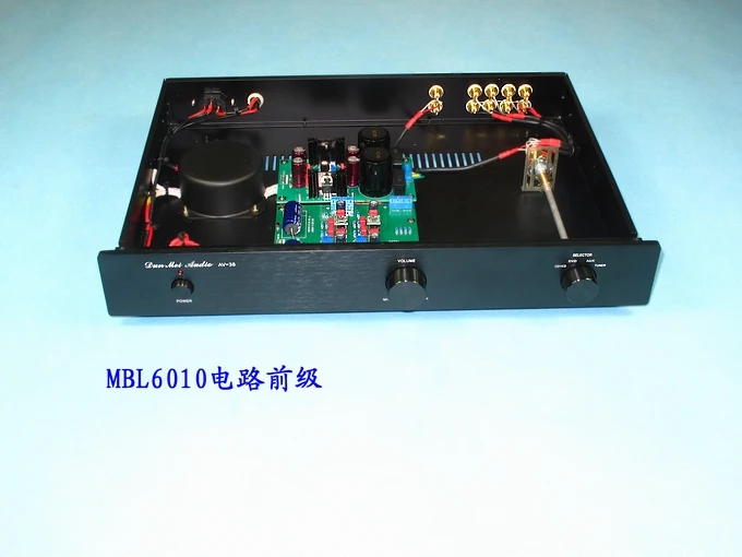 Готовые YS-Audio имитированные MBL6010D Предварительный усилитель с 4 дорожным RCA входом