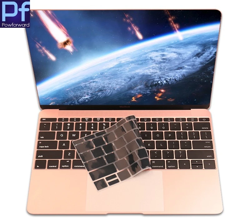 

2015 New For Apple Macbook Air 12 Keyboard Cover Silicone Skin US version For Macbook Retina 12" Air 12 Inch 2015