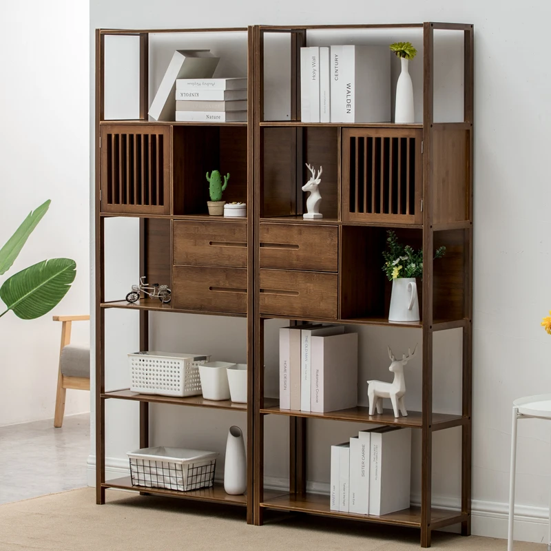 Модные Простые современные книжные Чехлы Louis из бамбука|Книжные шкафы| |