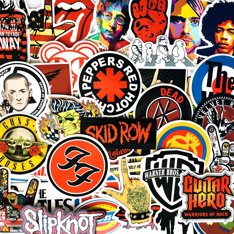 52 Pcs Mixed Funny Stickers for Laptop Luggage Motorcycle Car Styling Home Decor Doodle Decals Waterproof Sticker Kid's Toy | Игрушки и
