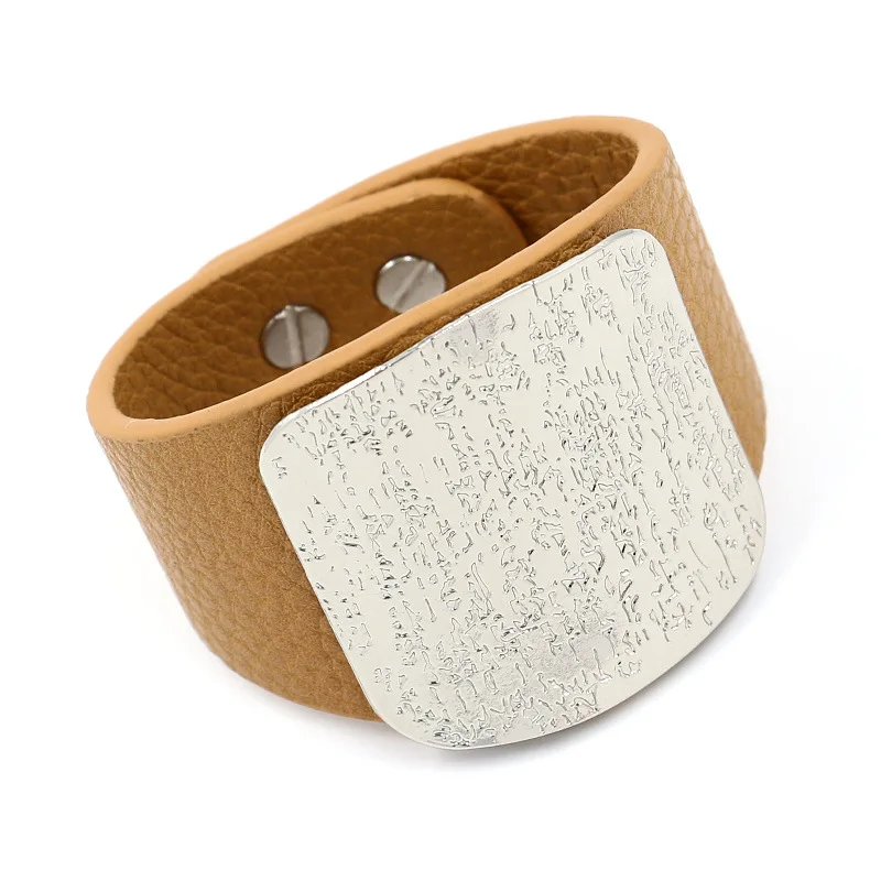 Женский браслет из искусственной кожи ювелирное украшение для ночного клуба