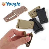 5 pcslot 30mm molle webbing strap tactical backpack bag connecting buckle clip carabiner clasp edc