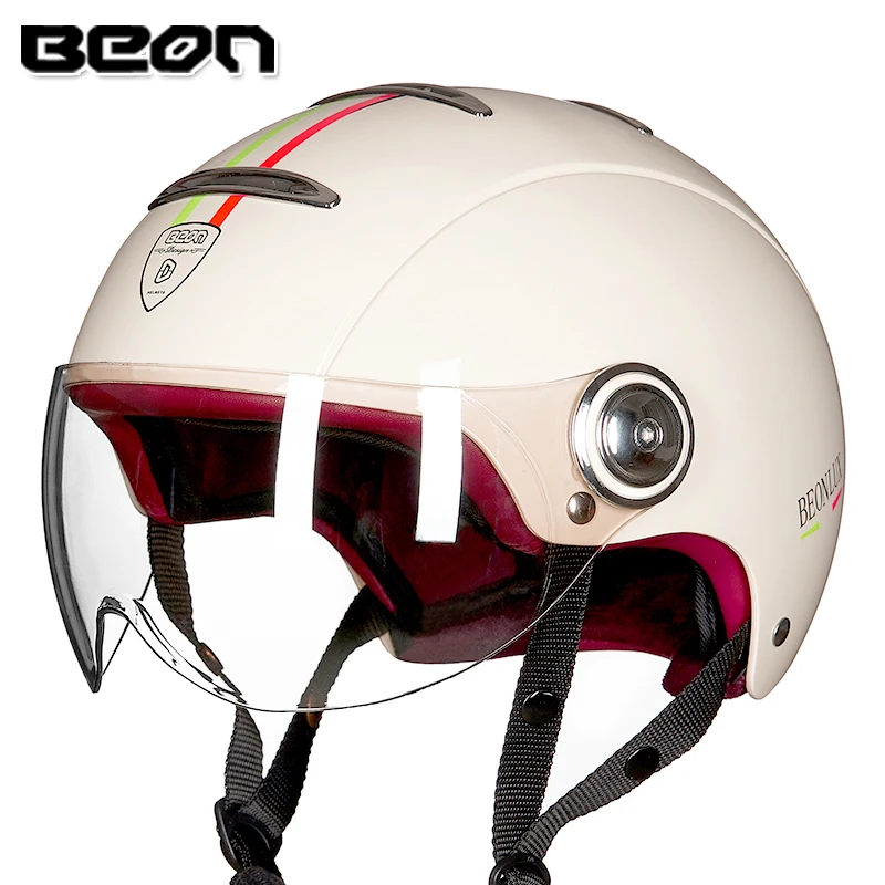 BEON скутер мото rcycle шлем половина лица винтажный Casco Moto cicleta Capacete шлемы Vespa