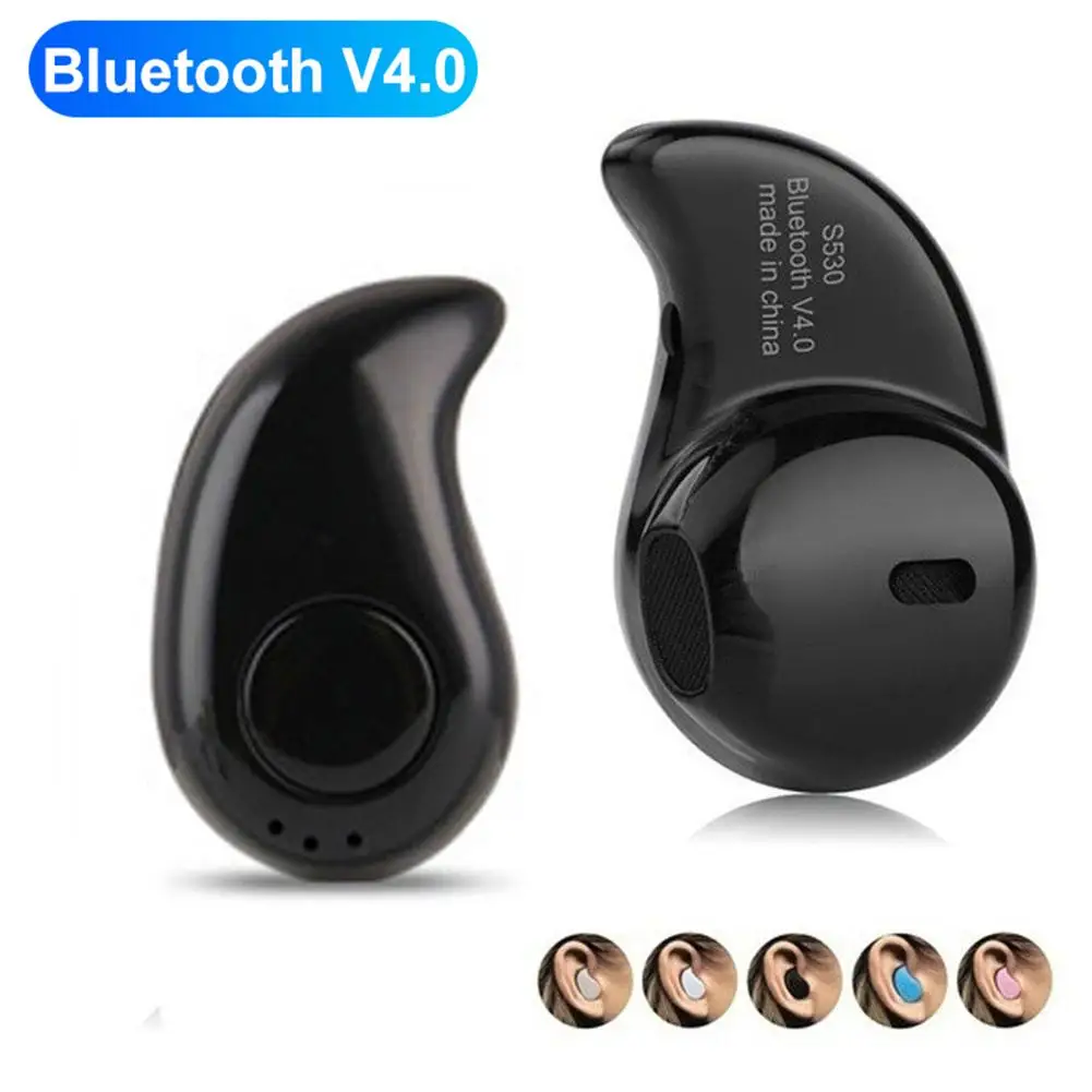 1 шт. мини-наушники-вкладыши беспроводные Bluetooth наушники ответ на вызов стерео наушники