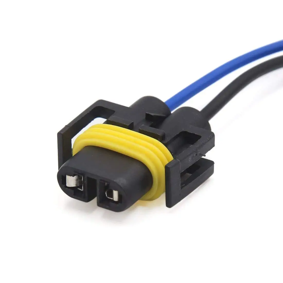 

uxcell 2Pcs H8 H11 Foglight Lamp Bulb Extension Wire Harness Socket Connector for Car