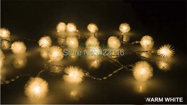 Разноцветные шары Edelweiss 20 м 200 светодиодная гирлянда для праздника сказочные огни