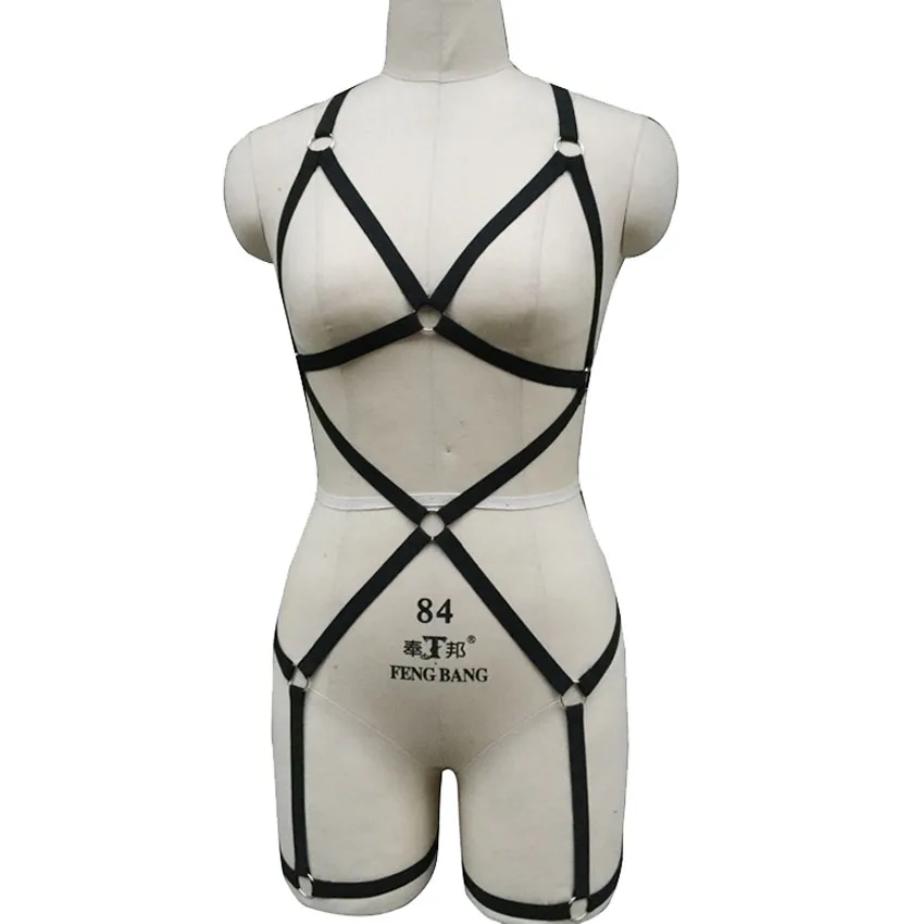 Женская готическая портупея для тела Комплект подвязок в стиле Харадзюку