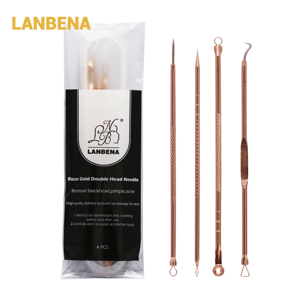 LANBENA 4 шт./компл. металлические инструменты для ухода за кожей средство удаления