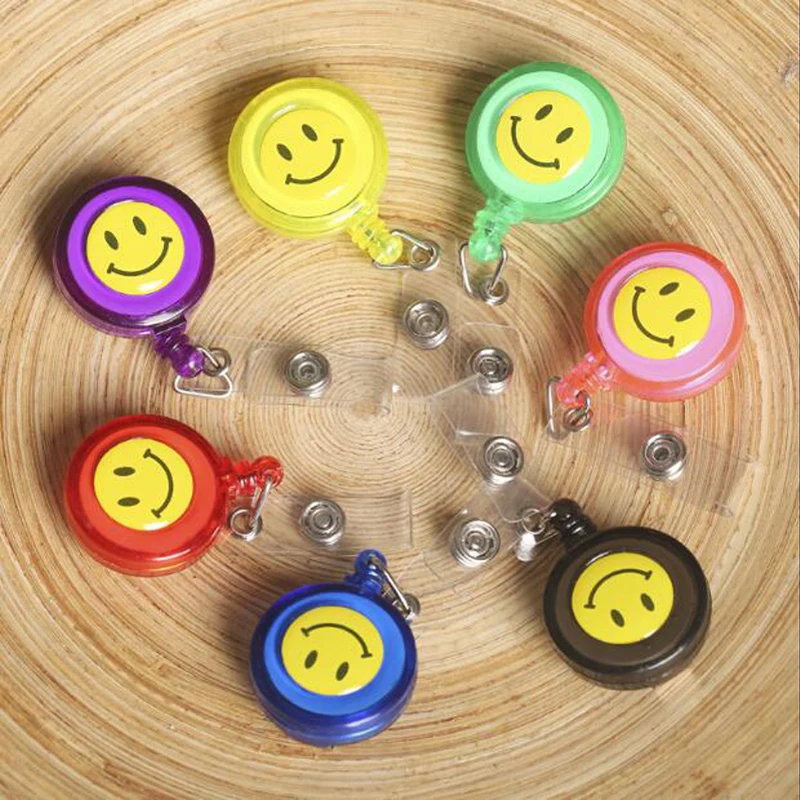 Высокое качество 5 шт. акриловый деловой значок с выдвижным значком на катушке