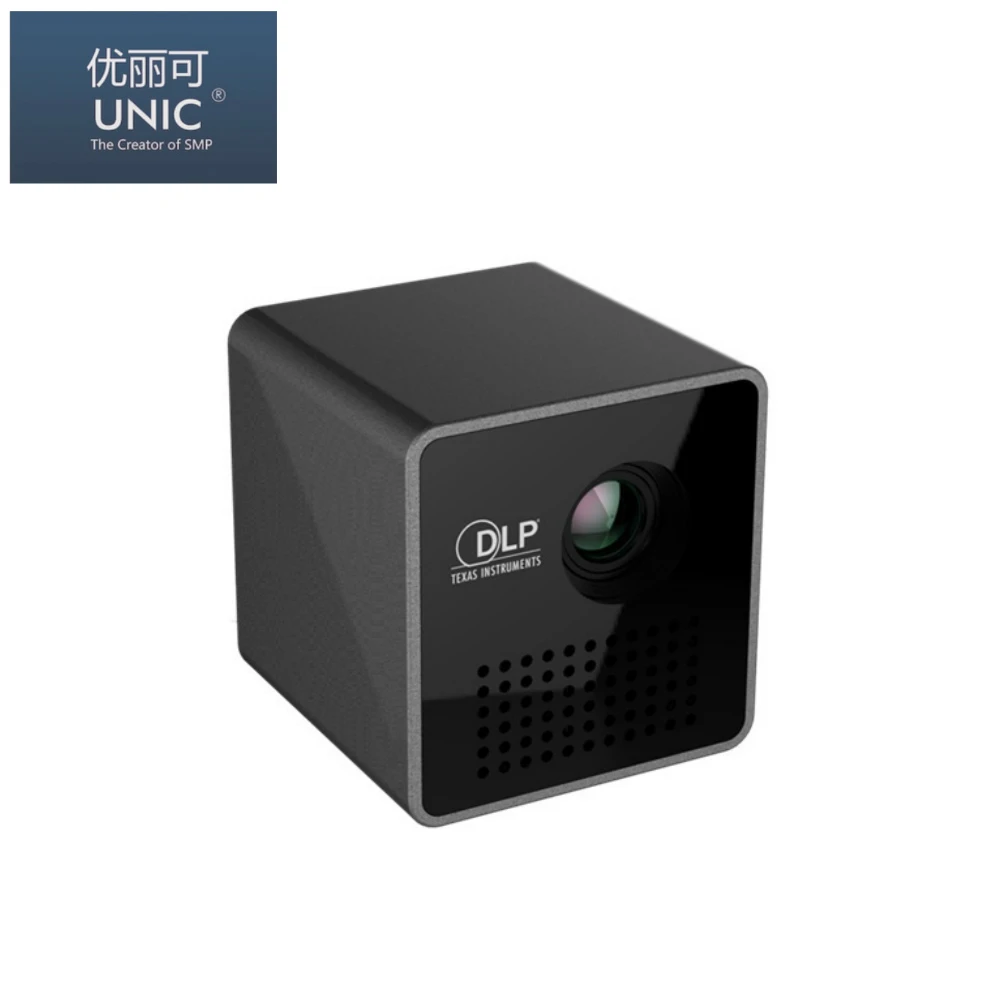 Новый оригинальный UNIC P1 + WiFi DLP микро проектор портативный домашний кинотеатр