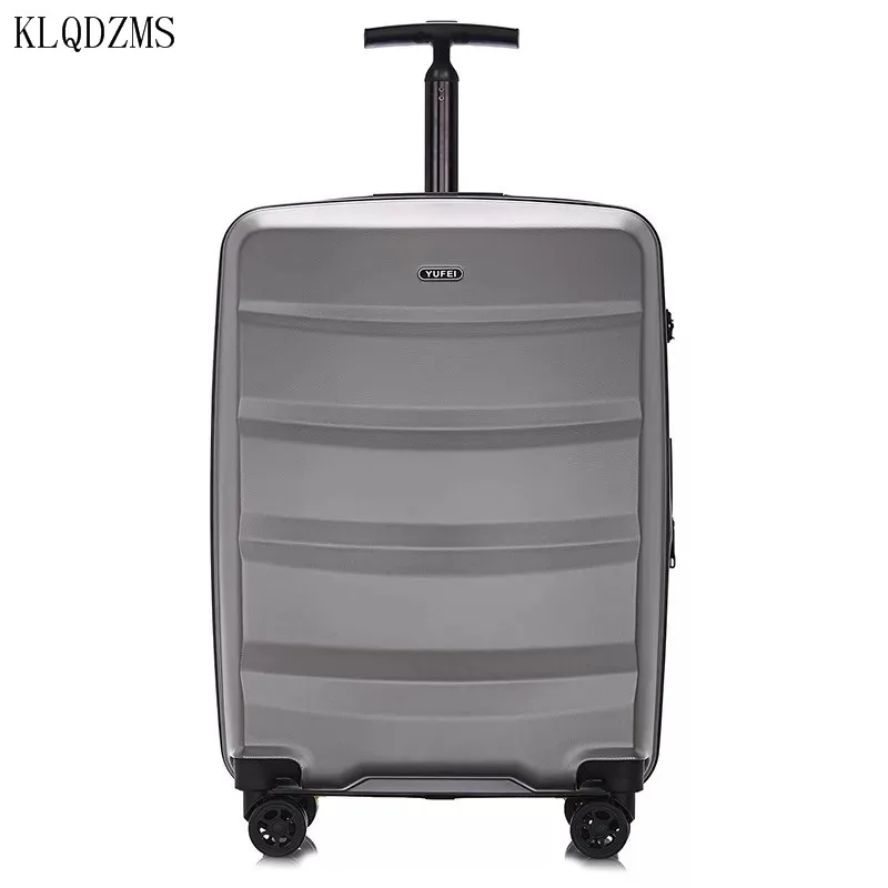 KLQDZMS 20/24/28Inch New Luxury Brand Luggage Business Rolling Spinner PC Trolley Case Password Travel Suitcase On Wheel | Багаж и сумки
