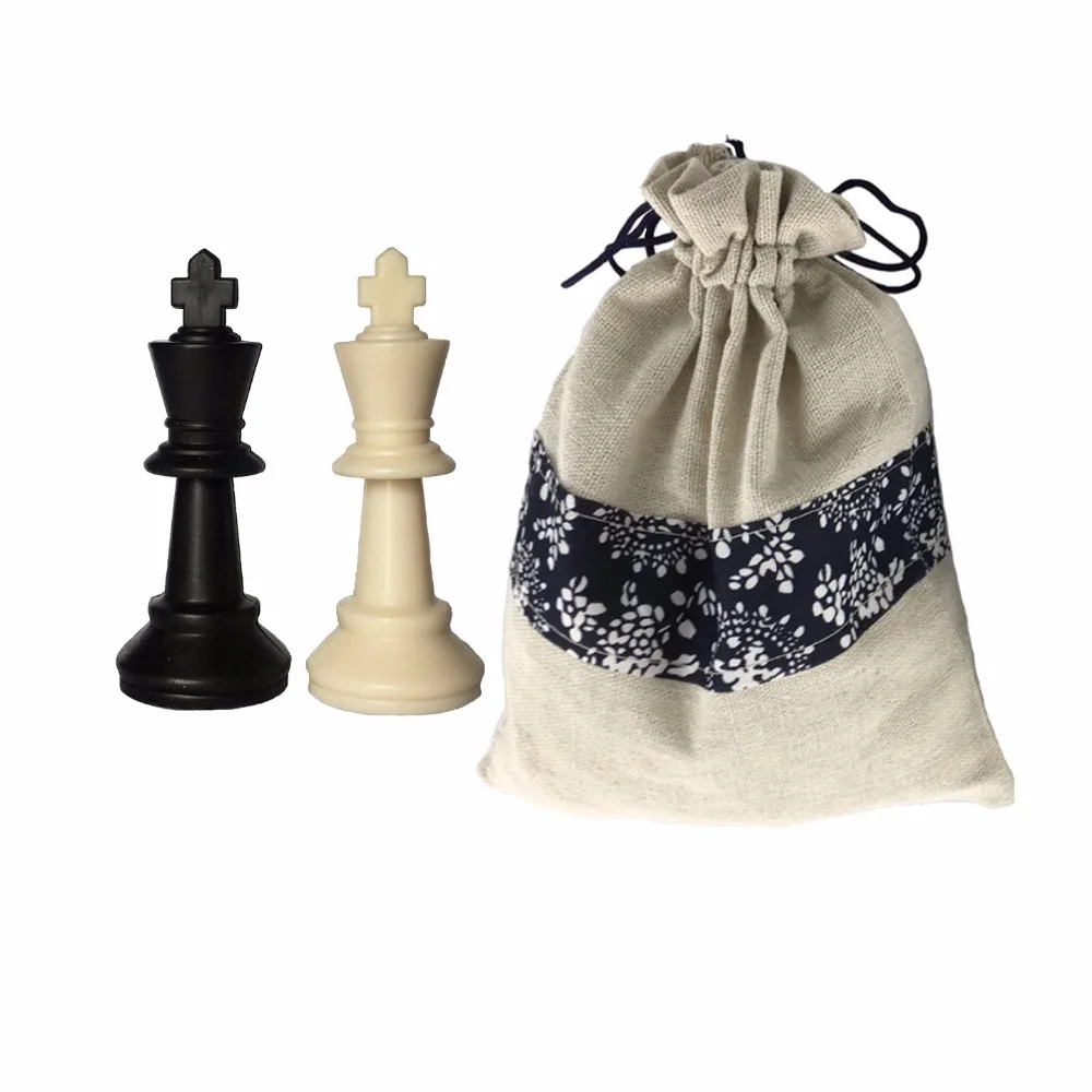 Высококачественный Шахматный набор King Высота 95 мм шахматная игра из