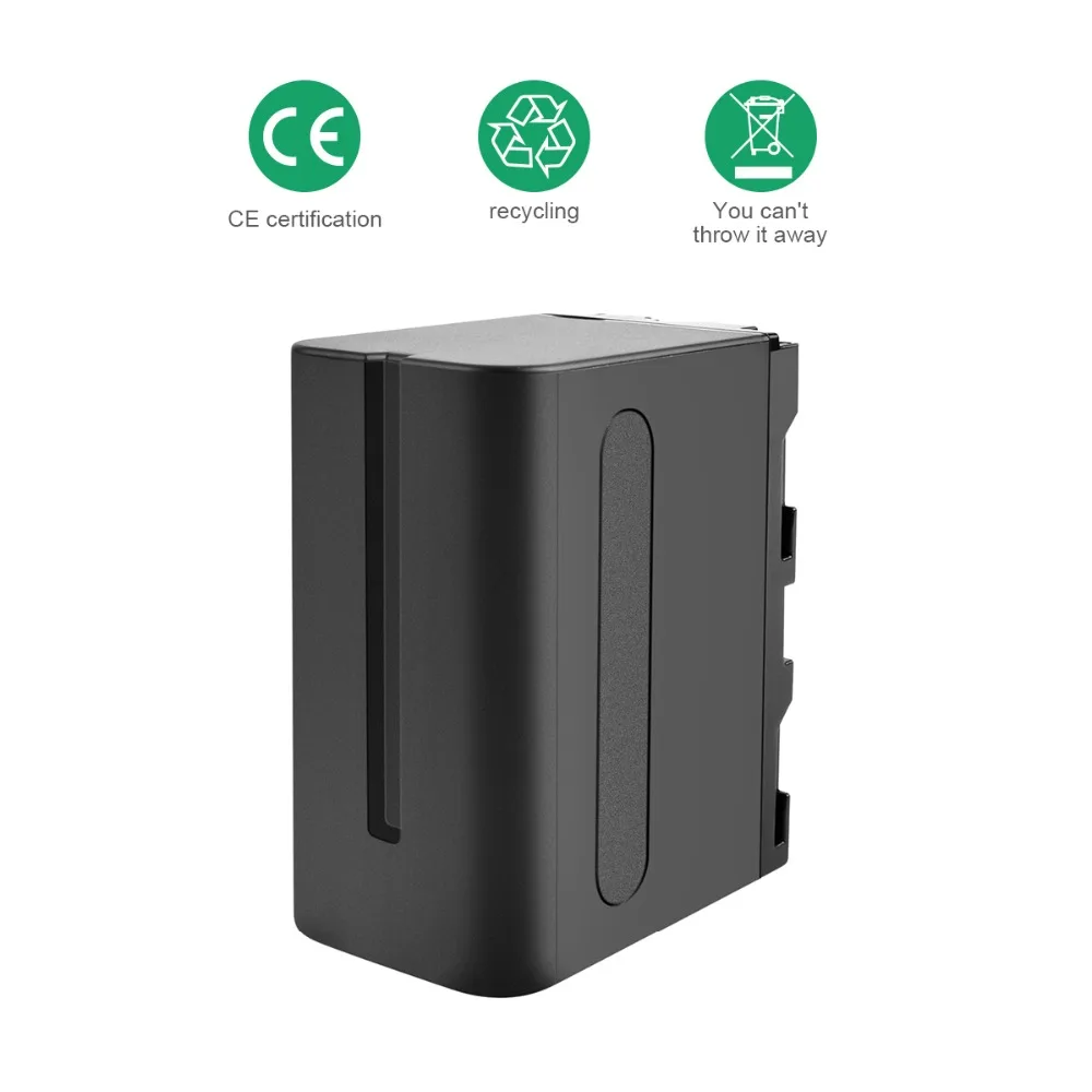 Batcool для Sony 3 шт. F975 NP-F970 NP-F960 7.2в 8.7Ah батареи + ЖК-зарядное устройство F950 NP-F770 NEX-FS100U