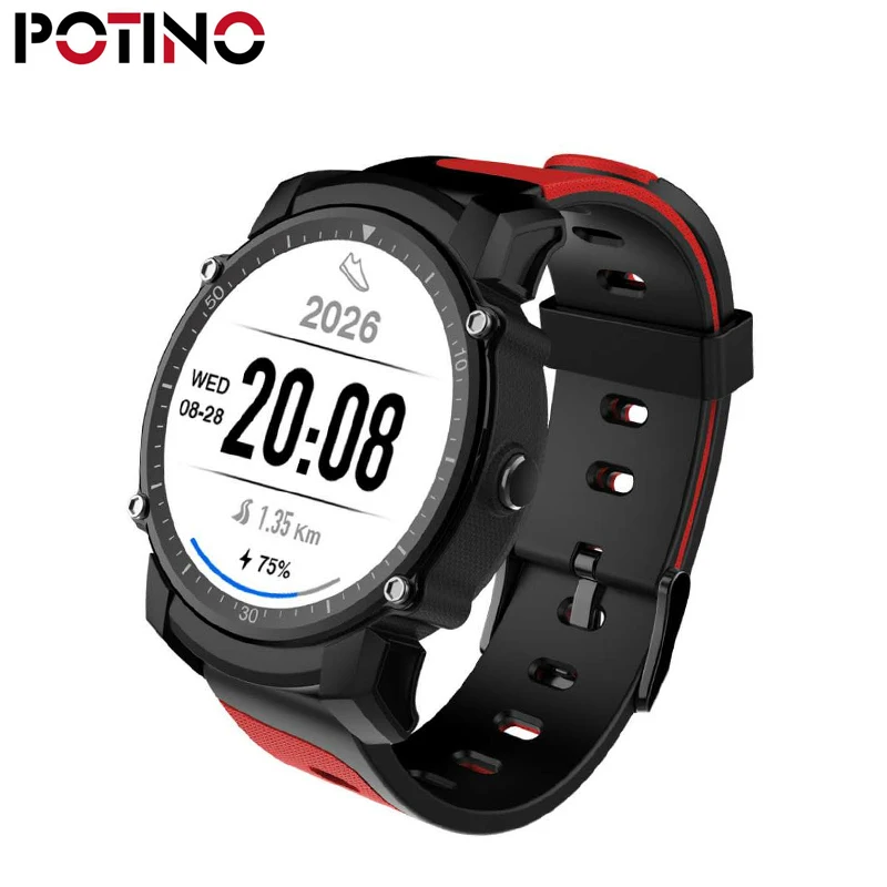 Potino fs08 Bluetooth Smart часы Водонепроницаемый IP68 Плавание GPS спортивные наручные Фитнес