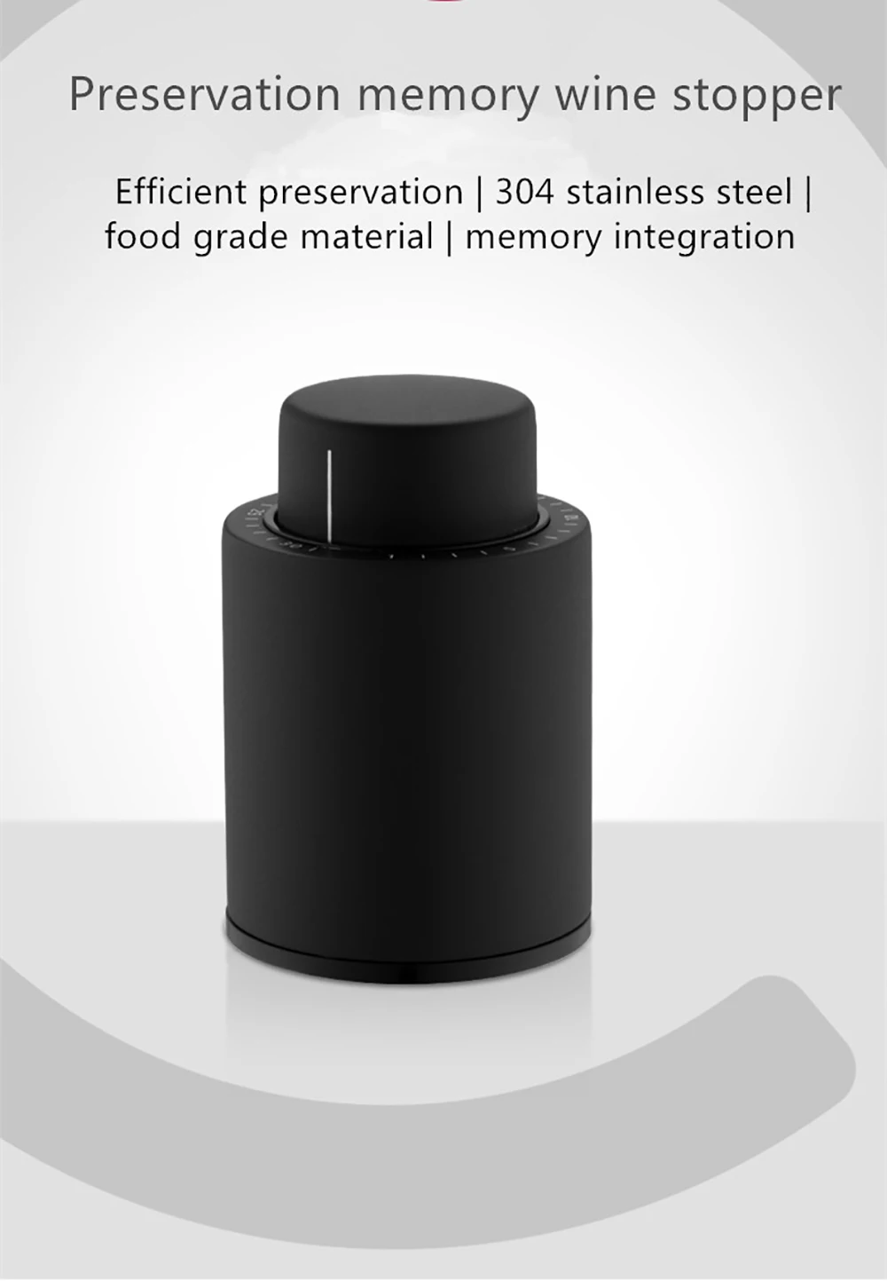 Новинка XIAOMI Mijia пробка для бутылки вина для свежего запечатывания вакуумные пробки памяти