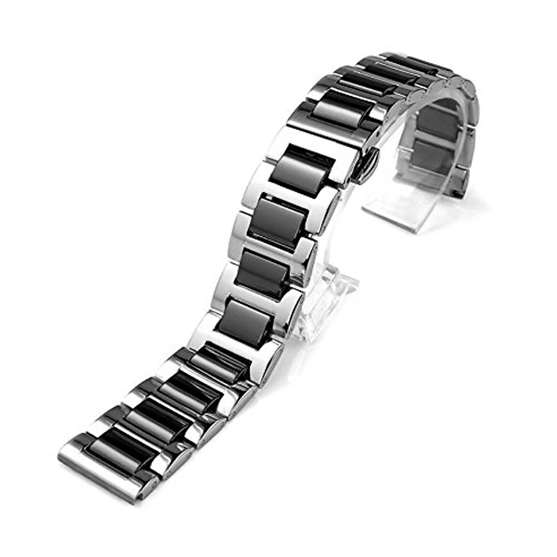 Ремешок из керамики и нержавеющей стали для Huawei Watch 3/Pro GT 2 браслет Samsung Galaxy 3 41 мм/45