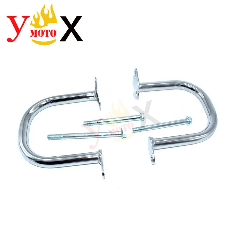KLX 250 хром L & R Передняя защита двигателя полоса безопасности бамперы для KAWASAKI KLX250