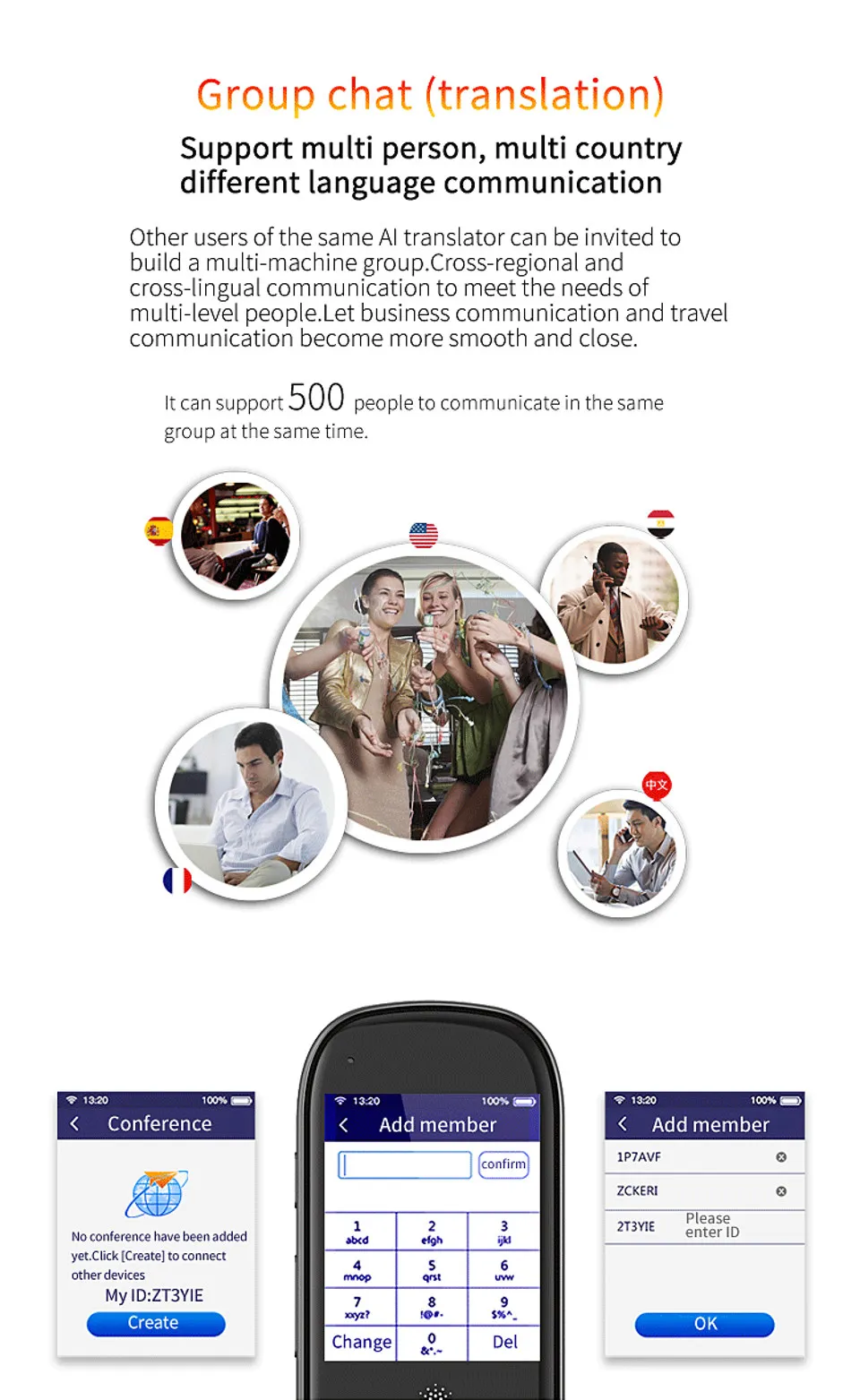 Boeleo W1 Pro переводчик поддержка сенсорного экрана 76 язык перевод фотографический перевод умный перевод
