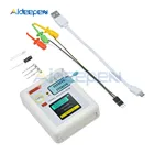 T7 TC-T7-H Высокоточный тестер транзисторов ESR емкость диода триода MOSPNPNPN LCR 128128 TFT ЖК-экран тестер мультиметр