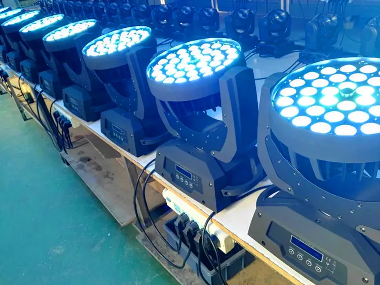 Хит продаж 36*12 Вт RGBW 4IN1 свет этапа зум LED Мыть Перемещение головного Light 2 шт./лот |