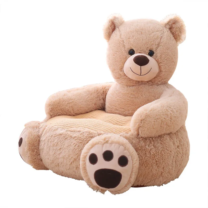 

Stuffed Animal Panda & Bear Plush Toy Chair For 2-5 Years Baby