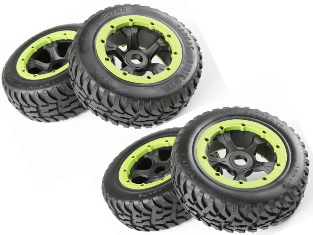 Новая модель шин сильное сцепление на дороге колеса в сборе для HPI KM ROVAN BAJA 5T 5SC|baja 5b
