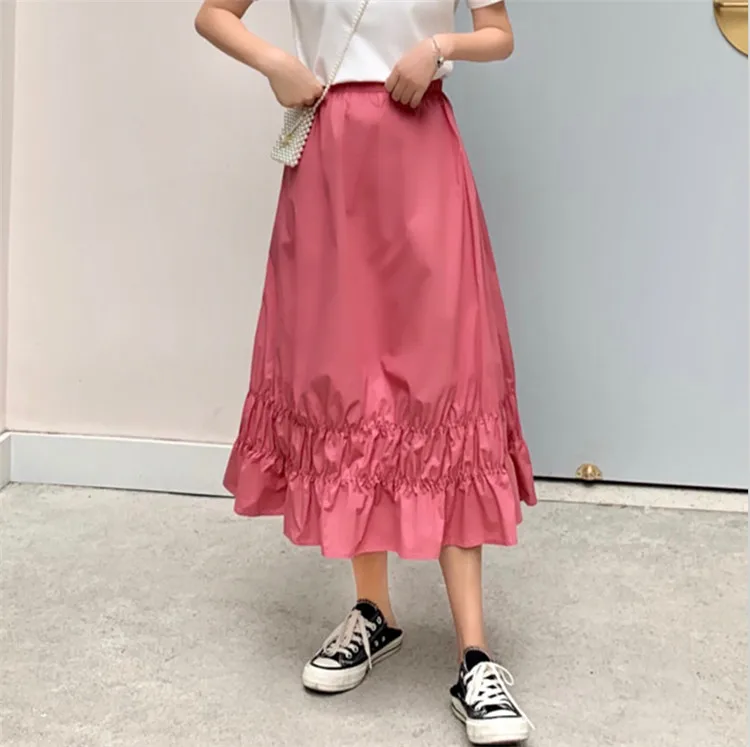 2020 летние женские юбки для вечеринок винтажные из хлопка и льна размера плюс