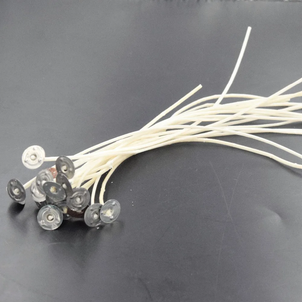 

100 pcs / pack 8/10/12/14/15/20 cm White DIY Candle Wicker Core Cotton Candle Making Candles Art Prewax Decoration Accessories