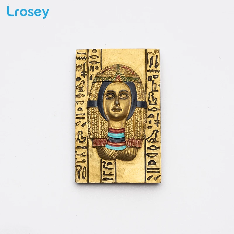 

Egyptian Mythology Fridge Magnet 3D pyramid travel souvenirs Thai Golden Buddha home decor refrigerator magnet small ornaments