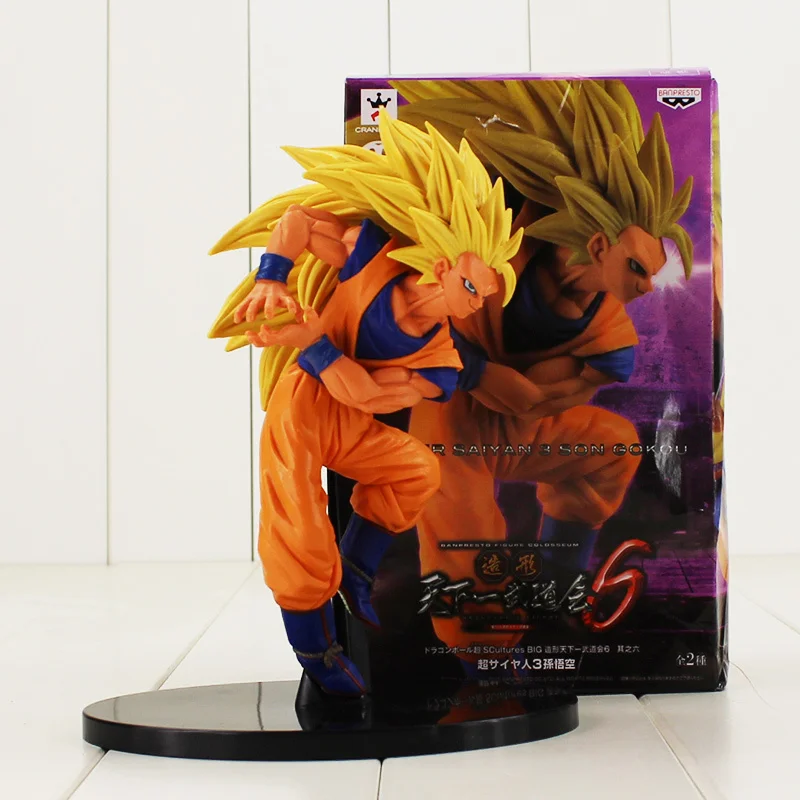 Dragon Ball Scultures большой Bulma Гоку детства крилин куририн металла цвет Супер Saiyan 3 Статуэтка Сон Гоку игрушка куклы