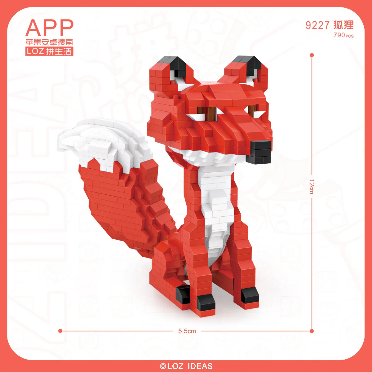 

LOZ Diamond Blocks Cartoon Japanese Anime Action Figures ONE PUNCH-MAN Red fox Building Bricks block Diy Toys for Children gifts