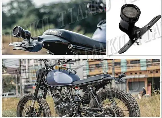Светодиодный металлический задний фонарь Кронштейн номерного знака для Yamaha VStar
