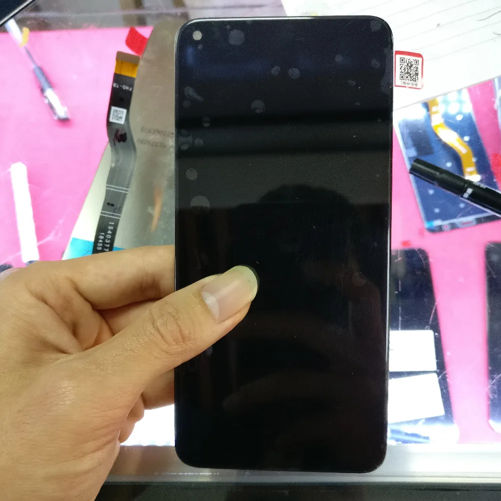 Оригинальный черный 6 4 дюймов для Huawei Honor V20 PCT AL10/для вид 20 ЖК дисплей + сенсорный