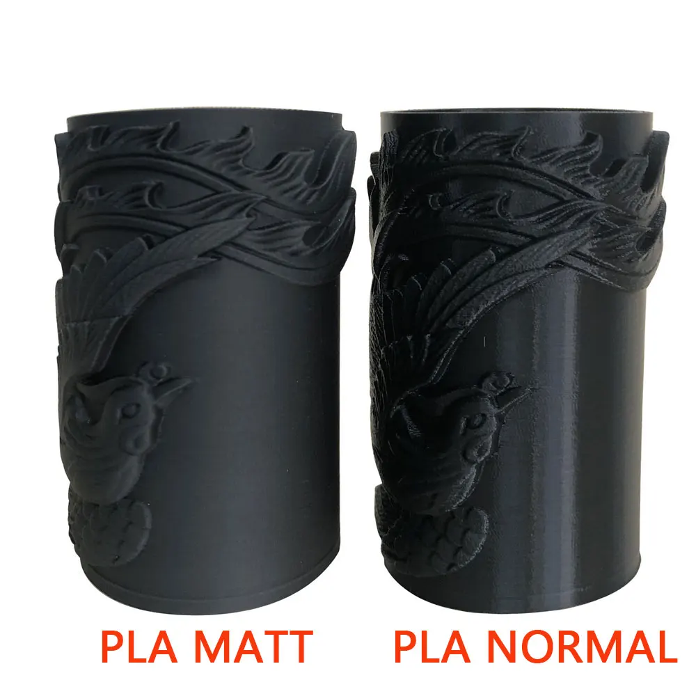 PLA Matte Finish 1.75mm 1kg 3D Printer Filament: Vibrant Colors! (1000g Black White Red) - Ideal for 3D Pen Printing Materials image 3