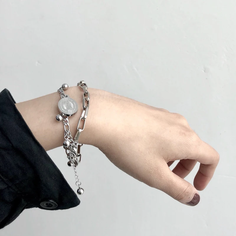 Браслет из нержавеющей стали/женский/панк/bileklik/femme браслет стали pulsera hombre для