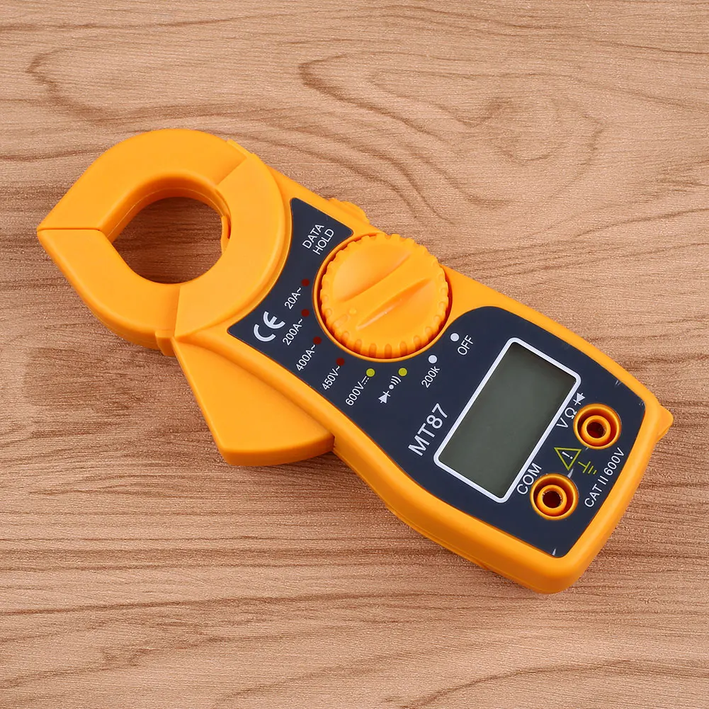 Цифровой мультиметр ЖК-зажим AC DC Напряжение Вольт Ампер электронный измеритель